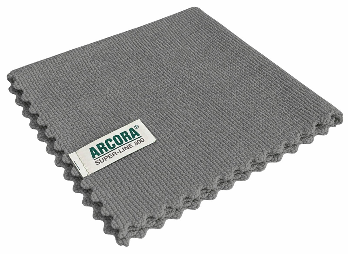Микрофибърна кърпа ARCORA Super-Line, сива, 32 x 33 см, 200 броя