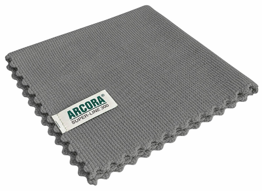 Микрофибърна кърпа ARCORA Super-Line, сива, 32 x 33 см, 200 броя