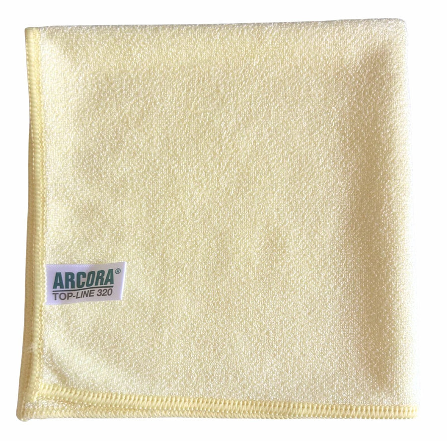 ARCORA Top-Line Microfasertuch, Gelb, 40 x 40 cm, 200 Stück