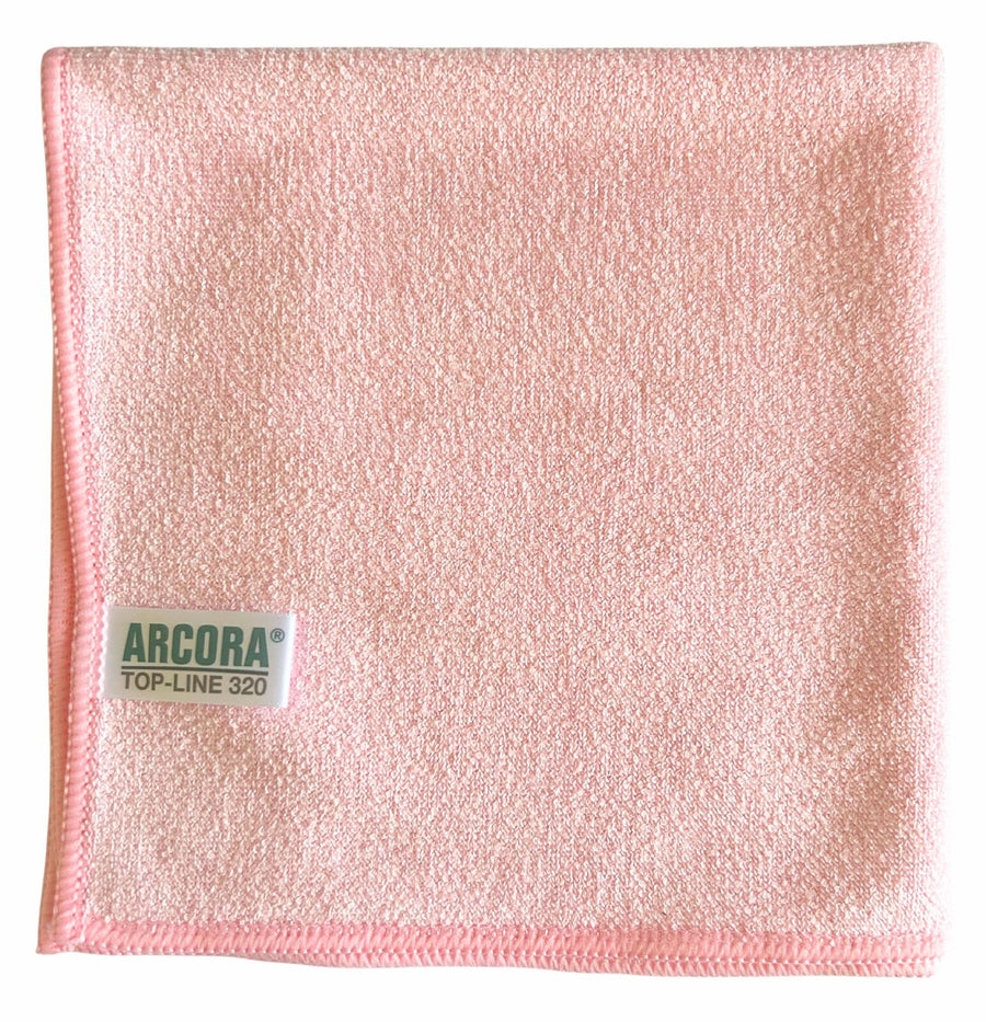 ARCORA Top-Line Microfasertuch, Rosa, 40 x 40 cm, 200 Stück