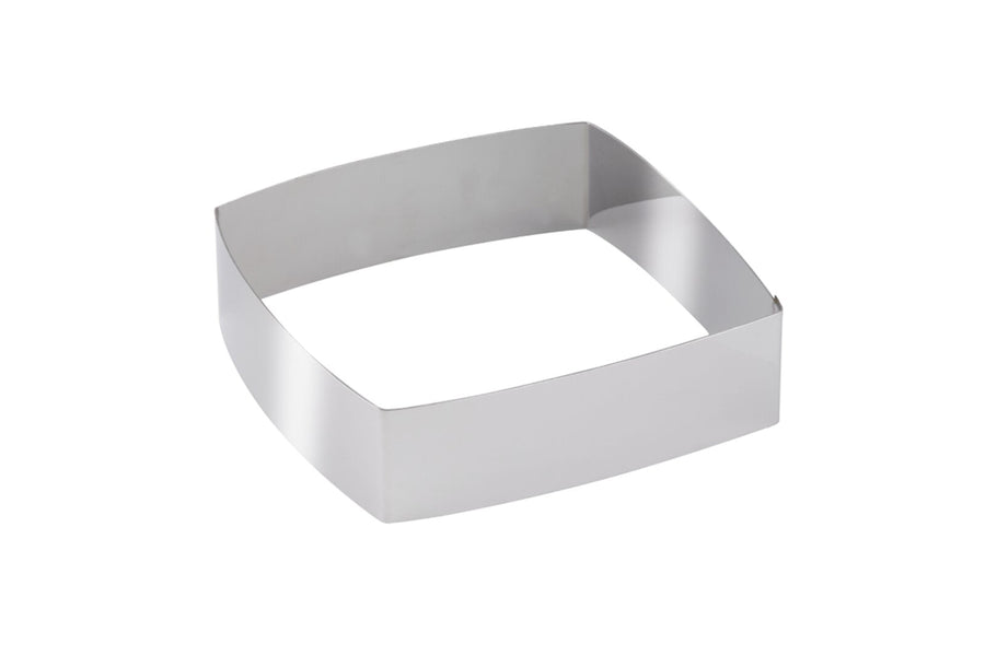 Schneider Tortenring "Viereck" gewölbt, 16 cm, Edelstahl, Höhe: 5 cm
