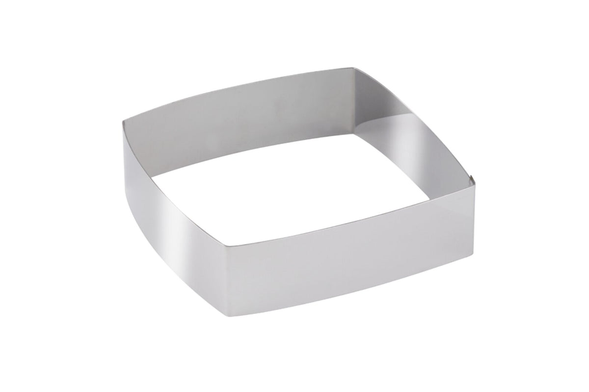 Schneider Tortenring "Viereck" gewölbt, 18 cm, Edelstahl, Höhe: 5 cm