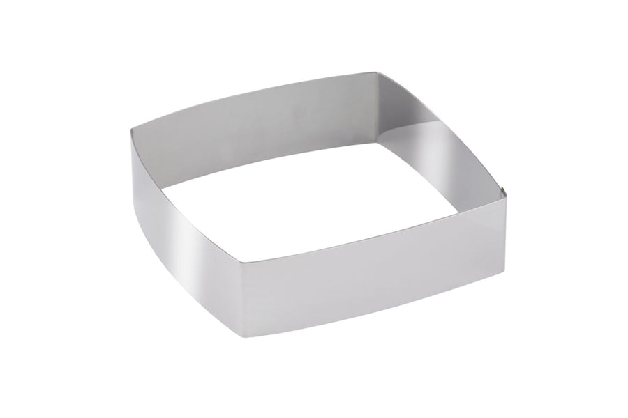 Schneider Tortenring "Viereck" gewölbt, 18 cm, Edelstahl, Höhe: 5 cm