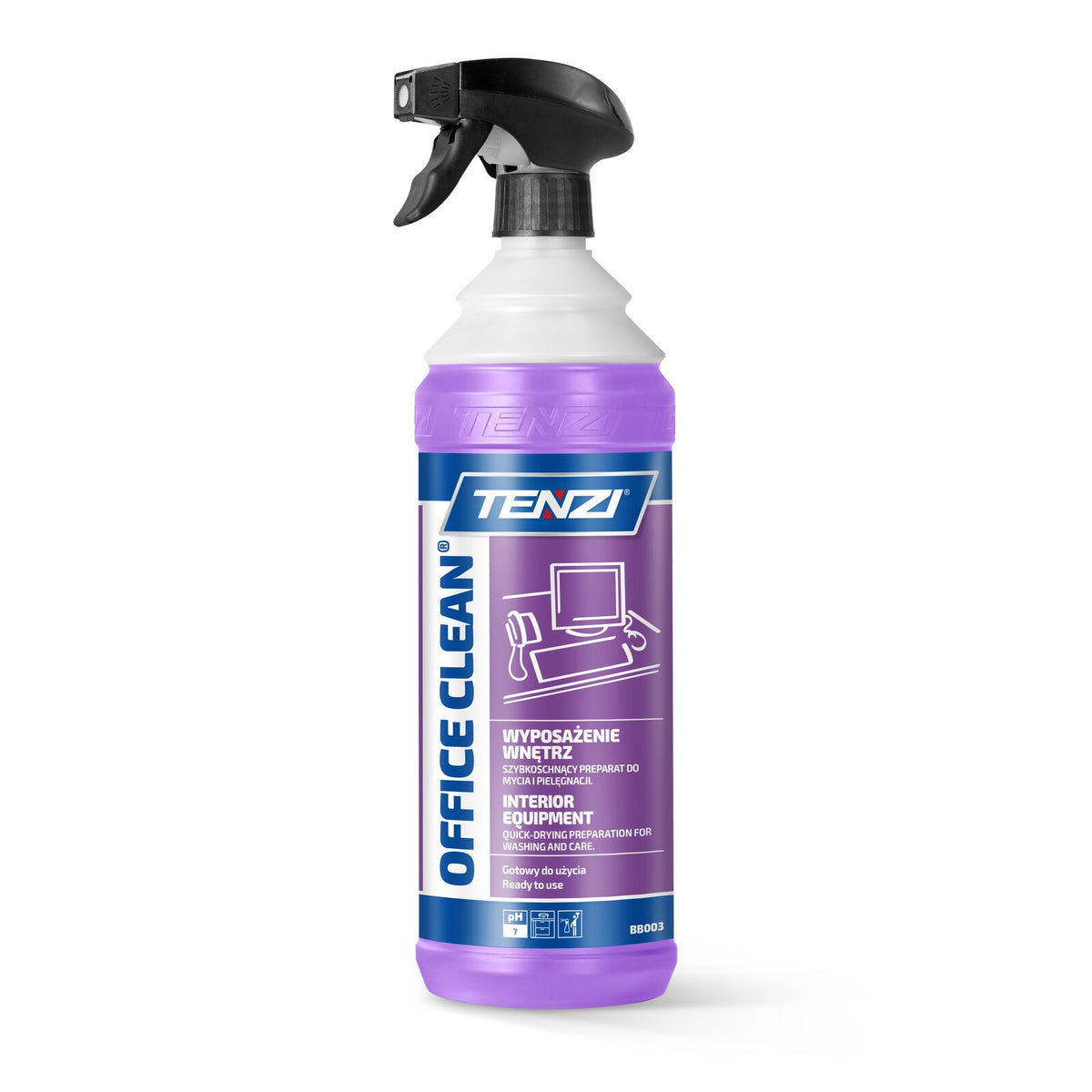 Tenzi Office Clean Möbelreiniger 1 L – Sprühflasche