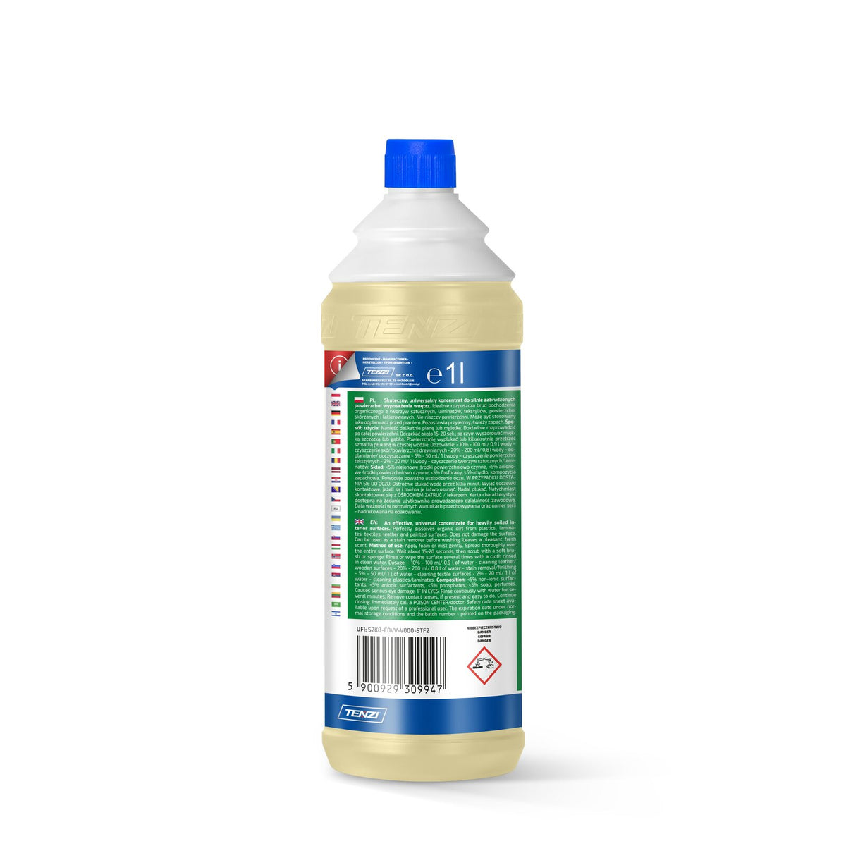 Tenzi APC In Allzweckreiniger Innenraum Konzentrat 1 L – Flasche mit Schraubverschluss