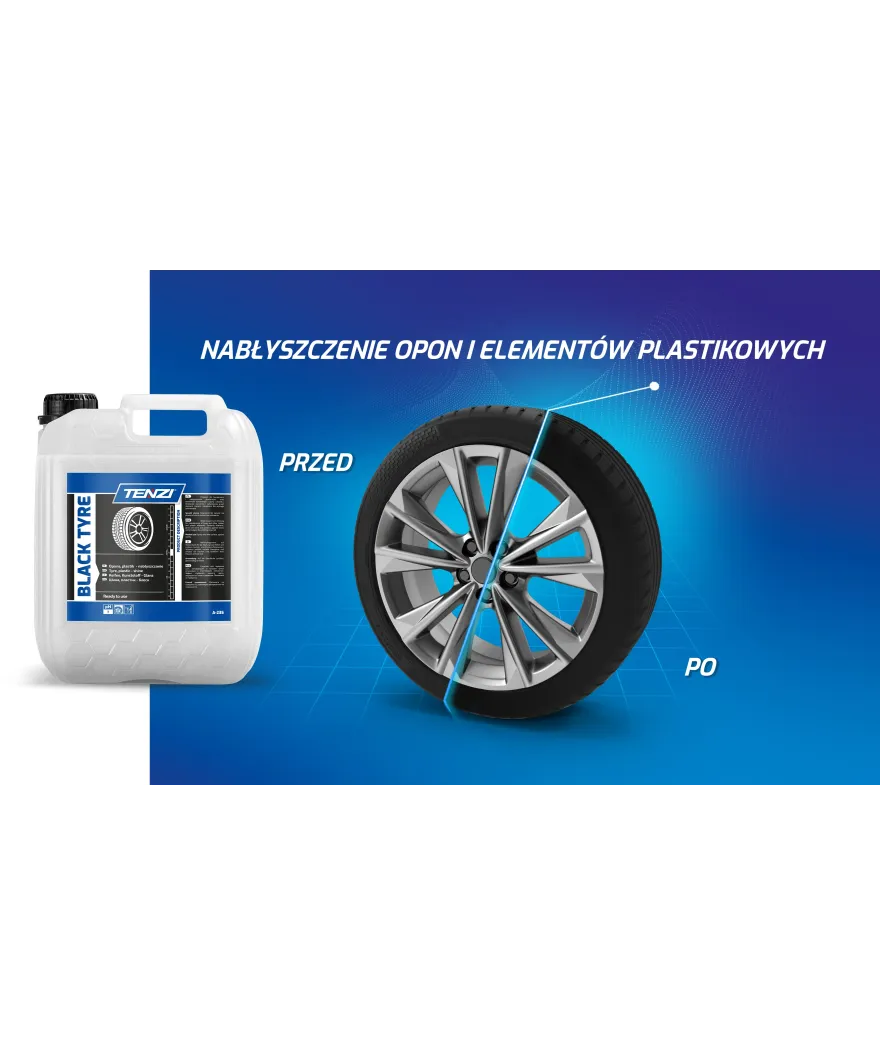 Tenzi Black Tyre Reifenglanz & Kunststoffpflege 5 L