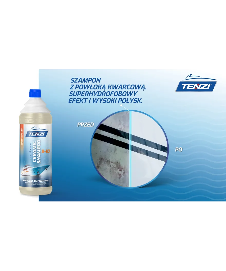 Tenzi Boat Ceramic Shampoo B-10 Keramik-Bootsshampoo mit Quarzschutz 1 L