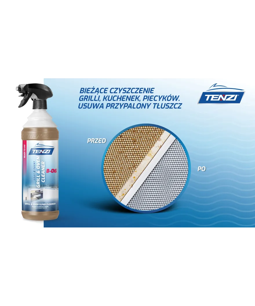 Tenzi Boat Grill & Oven Cleaner B-06 Grill- und Backofenreiniger für Boote 1 L