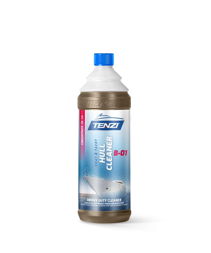 Tenzi Boat Hull Cleaner B-01 Rumpfreiniger Konzentrat für Boote 1 L – Flasche mit Schraubverschluss