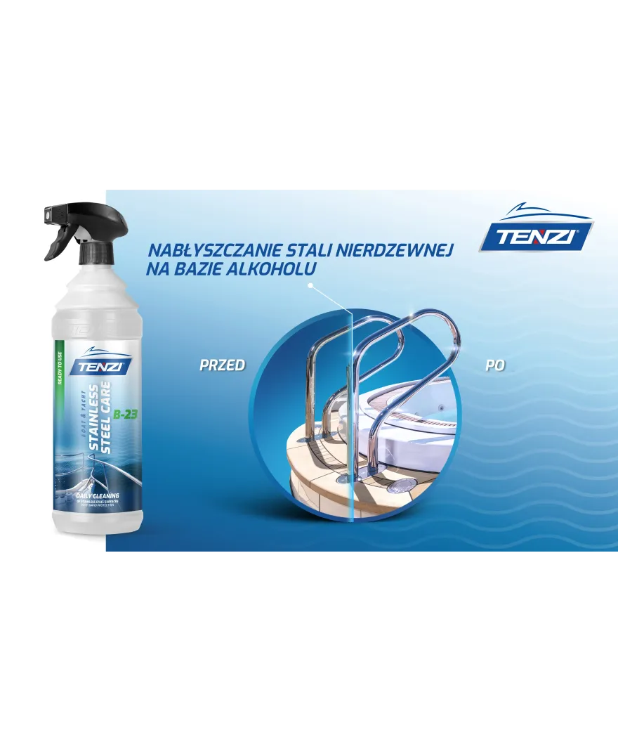 Tenzi Boat Stainless Steel Care B-23 Edelstahlpflege für Boote 1 L