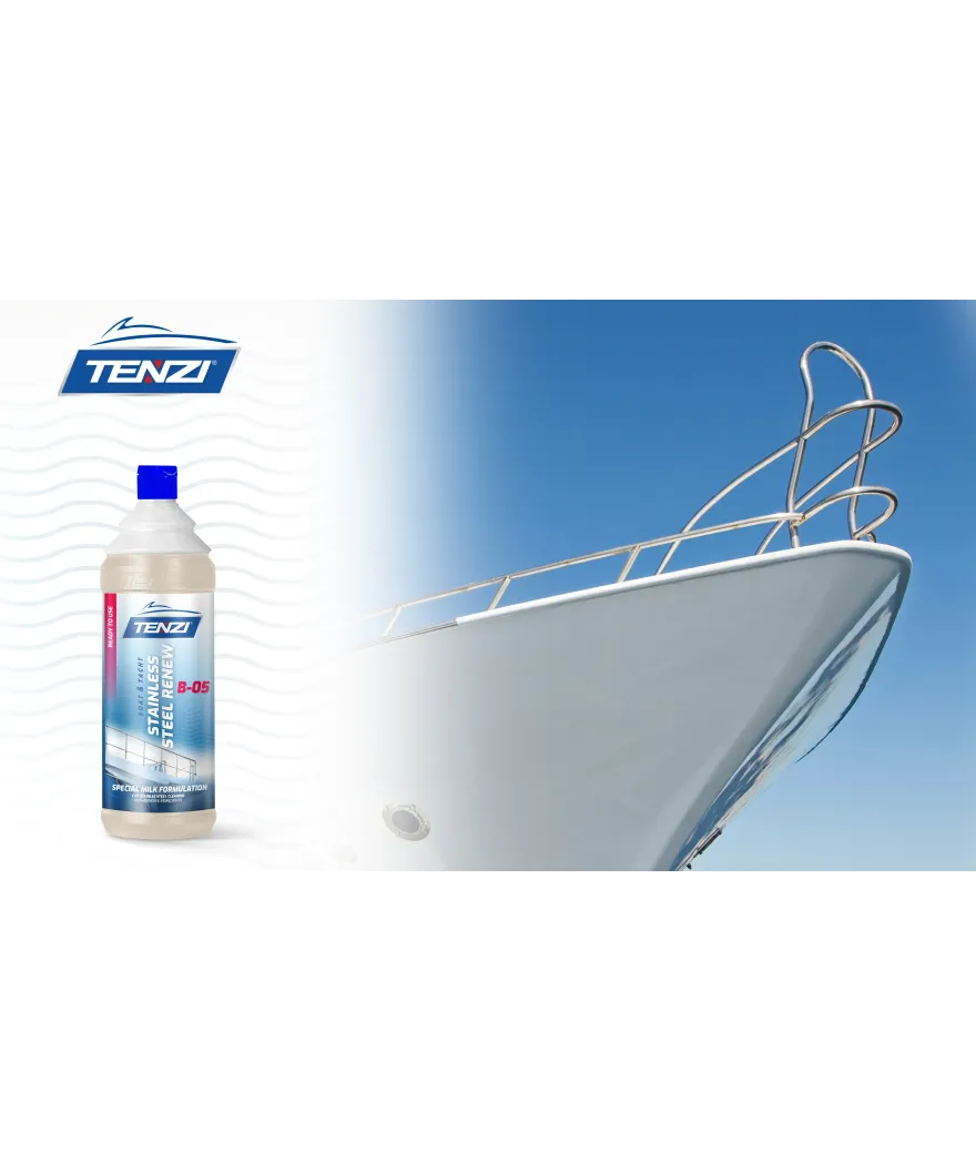 Tenzi Boat Stainless Steel Renew B-05 Metallreiniger-Milch für Boote 1 L