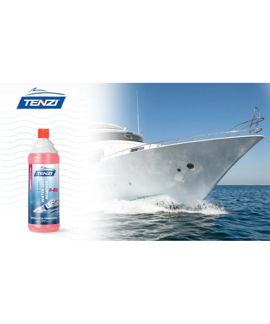 Tenzi Boat Water Spot Remover B-02 Wasserfleckenentferner für Boote 1 L