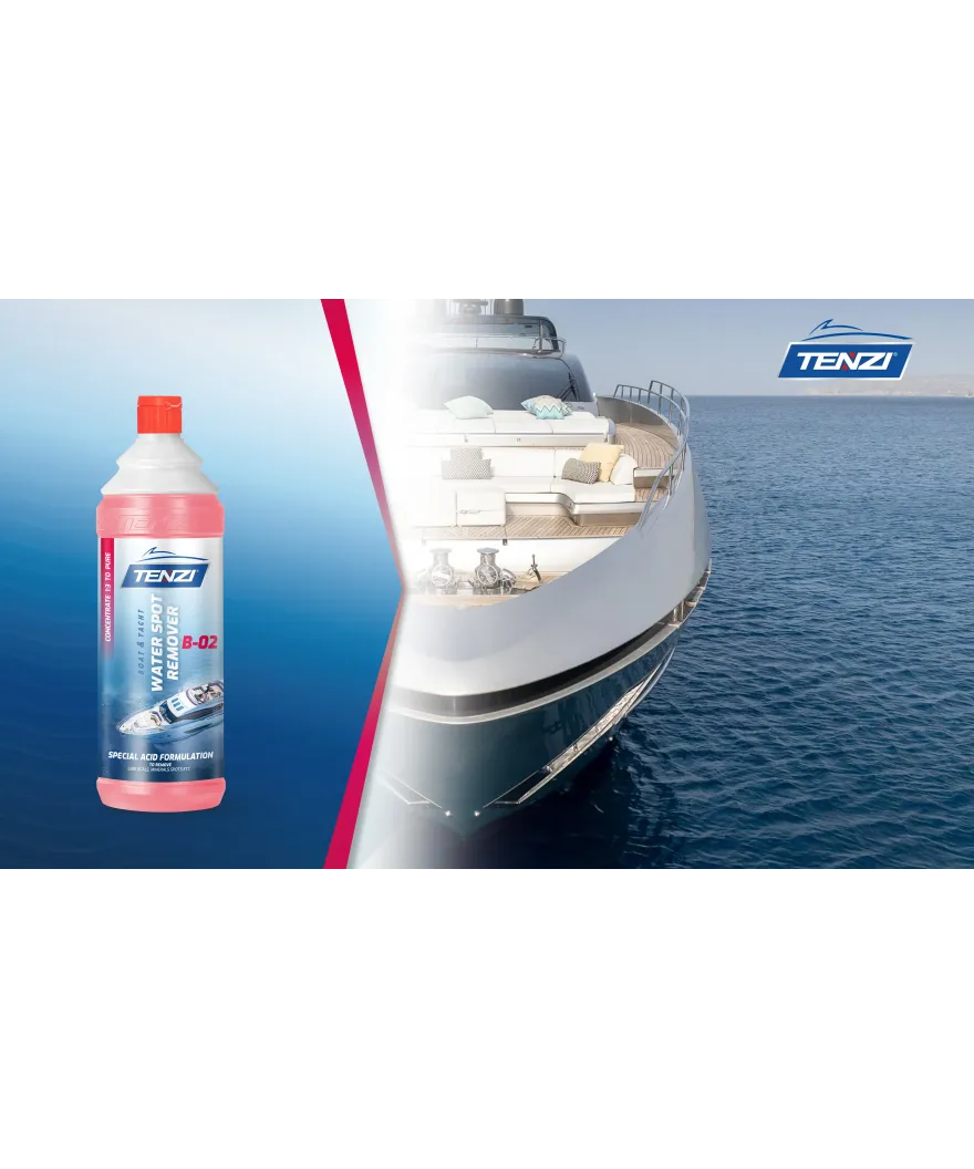 Tenzi Boat Water Spot Remover B-02 Wasserfleckenentferner für Boote 1 L