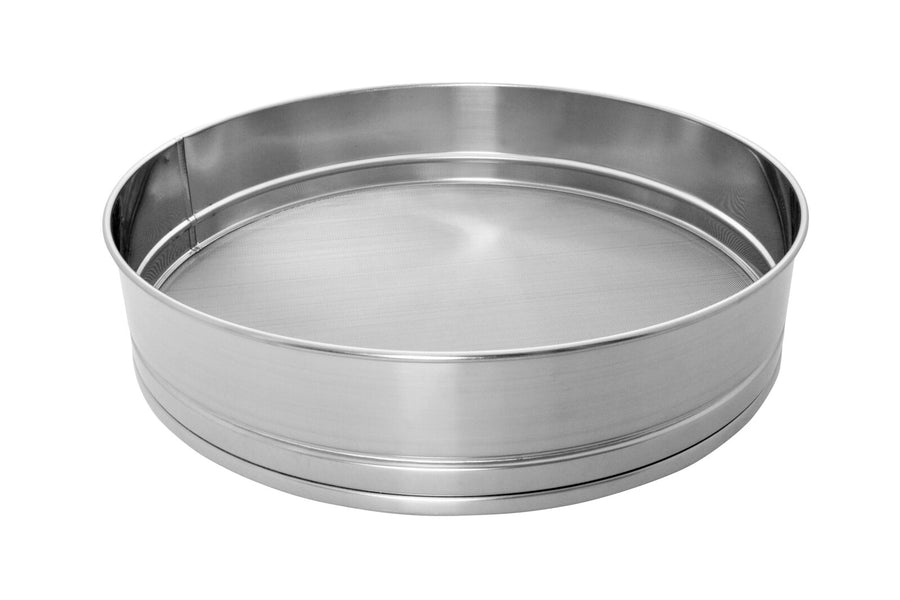 Schneider Mehl- und Zuckersieb aus Edelstahl, Ø 400 mm, Höhe: 80 mm