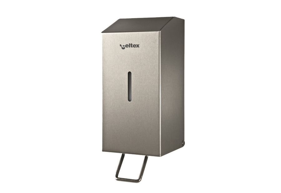 Celtex Ubi Maior X 125 дозатор за сапун от матирана неръждаема стомана, В 29,3 x Ш 10,0 x Д 12,0 см – 1 брой