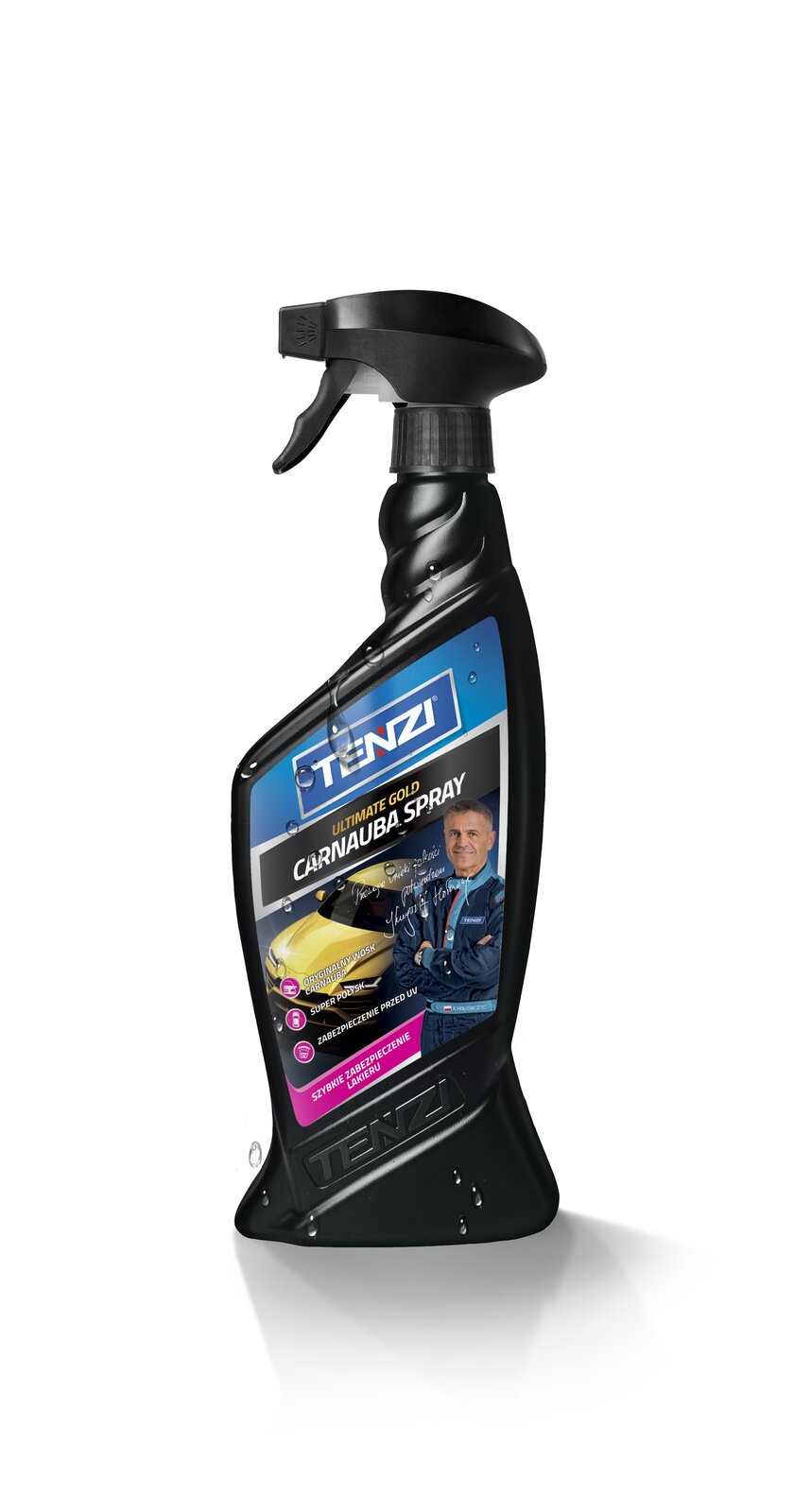 Tenzi Detailer Carnauba Spray Sprühwachs mit Carnauba 600 ml – Sprühflasche mit Trigger
