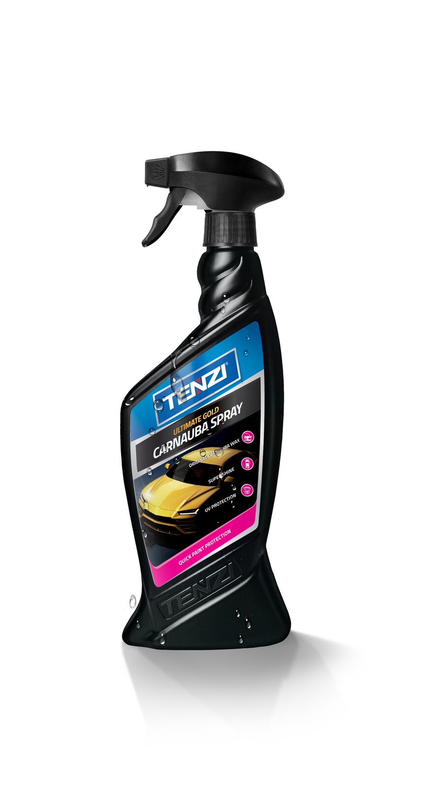 Tenzi Detailer Carnauba Spray Sprühwachs mit Carnauba 600 ml – Sprühflasche mit Trigger