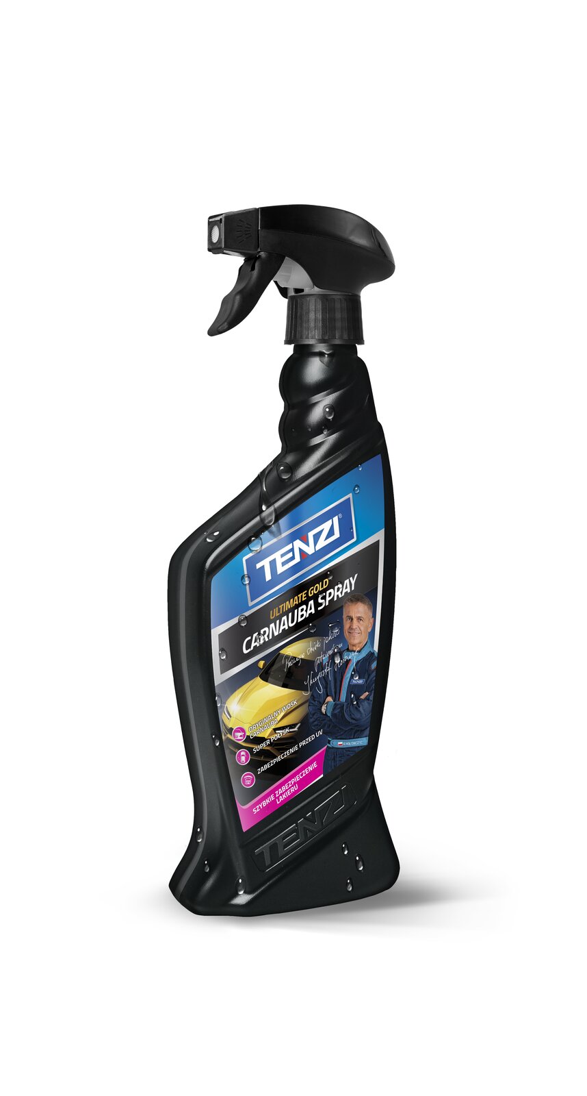 Tenzi Detailer Carnauba Spray Sprühwachs mit Carnauba 600 ml – Sprühflasche mit Trigger