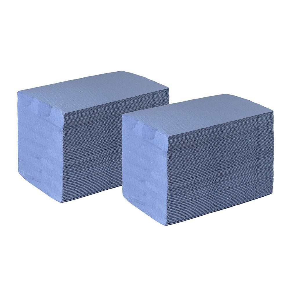 Celtex Omnia Labor многофункционални кърпи, 3-пластови, от целулозна тъкан, сини, 25 x 30 см – кашон с 1840 кърпи (8 x 230)