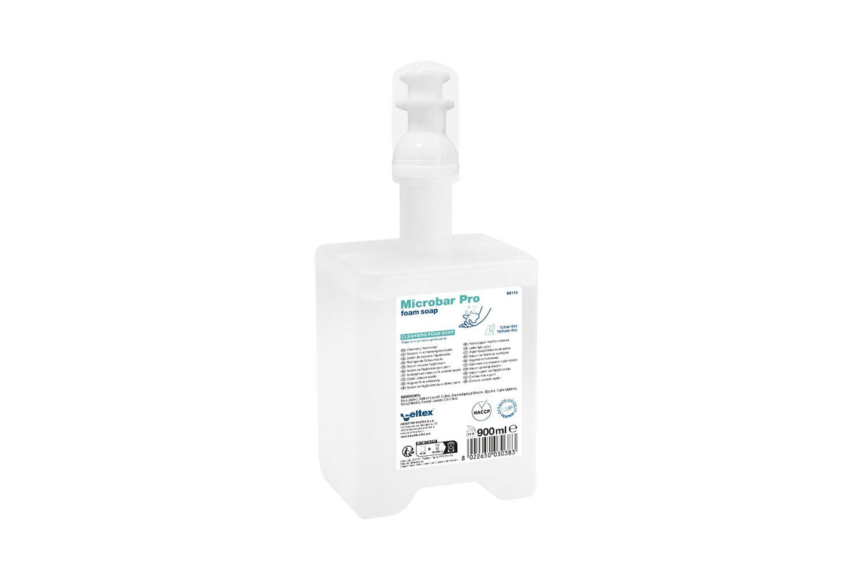 Celtex System Schaumseife Microbar Pro – 4 Kartuschen à 900 ml (Karton)