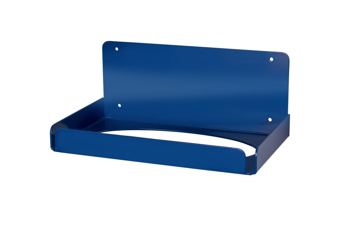 Celtex Omnia Labor Falthandtuchhalter Metall, blau, H 11,3 x B 26,5 x T 16,0 cm – 1 Stück