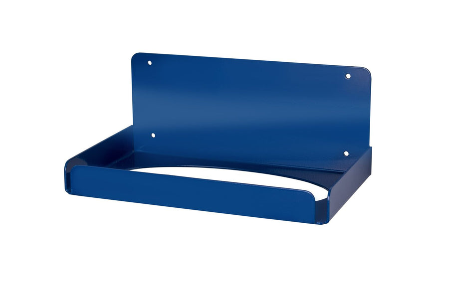 Celtex Omnia Labor Falthandtuchhalter Metall, blau, H 11,3 x B 26,5 x T 16,0 cm – 1 Stück