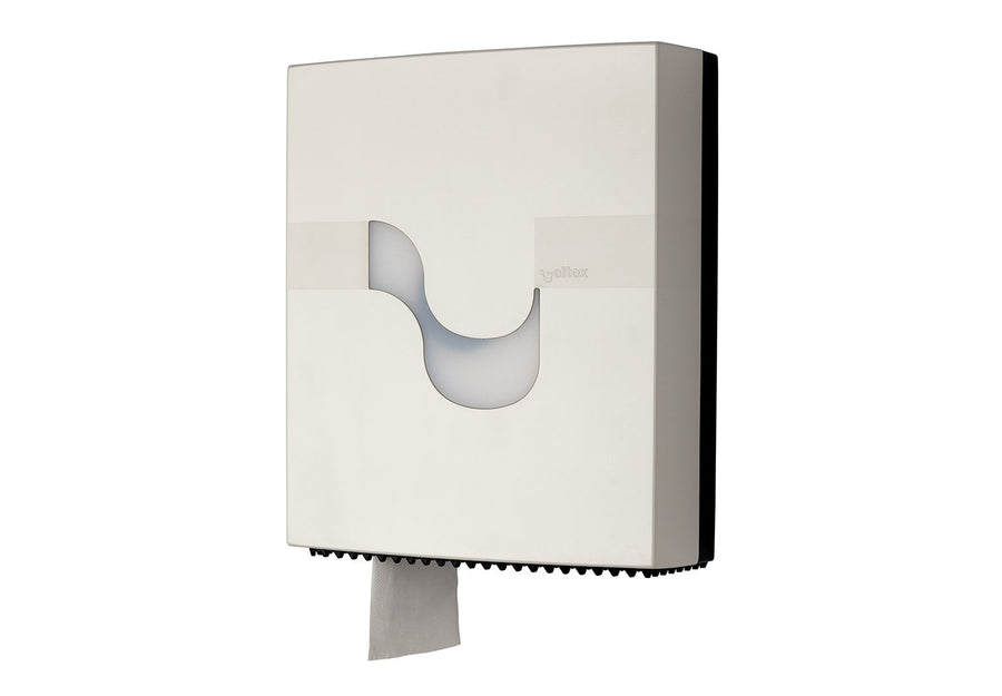 Celtex L Toilettenpapierspender Kunststoff, weiß, H 37,5 x B 31,5 x T 11,5 cm – 1 Stück