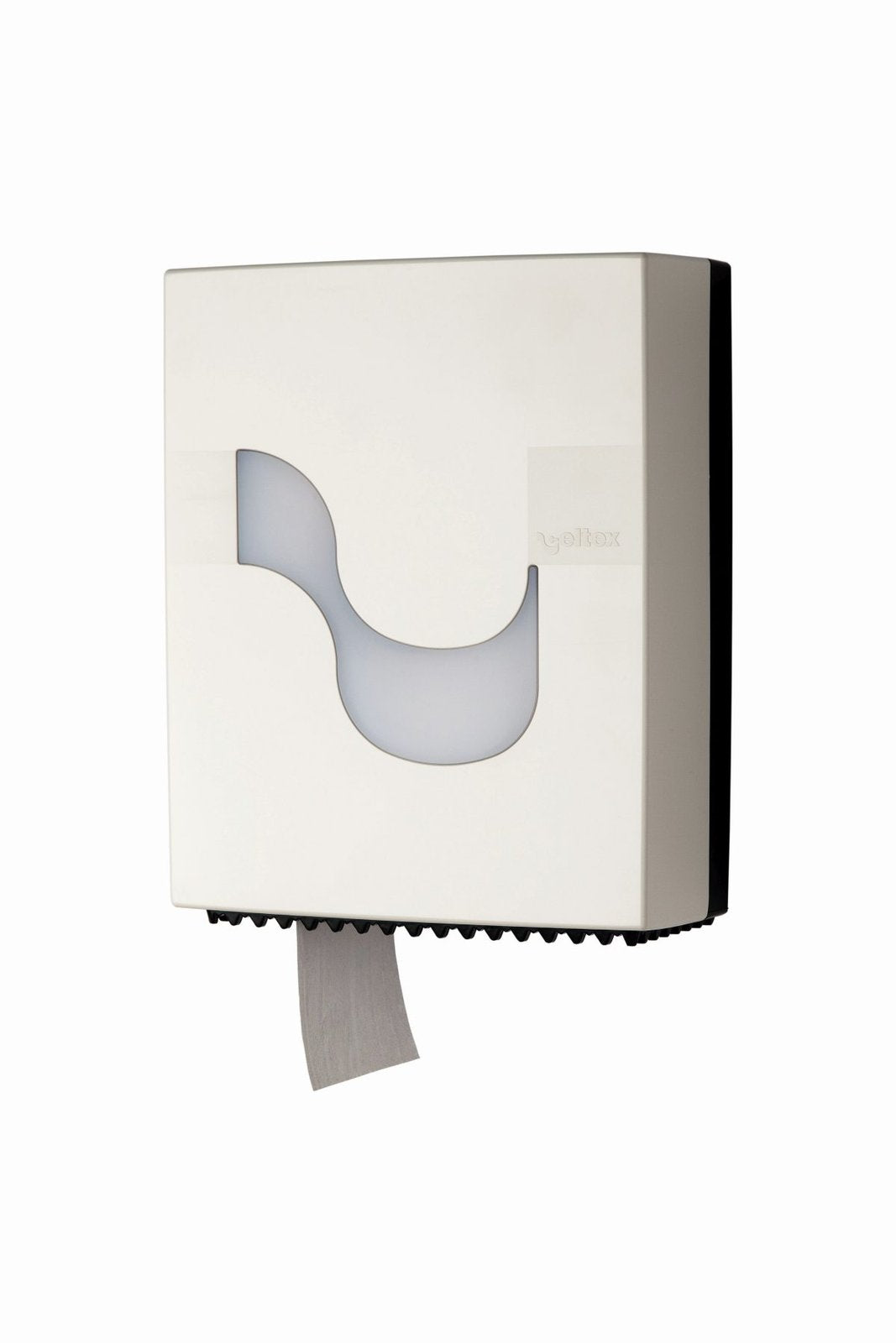 Celtex S Toilettenpapierspender Kunststoff, weiß, H 29,5 x B 23,5 x T 11,5 cm – 1 Stück