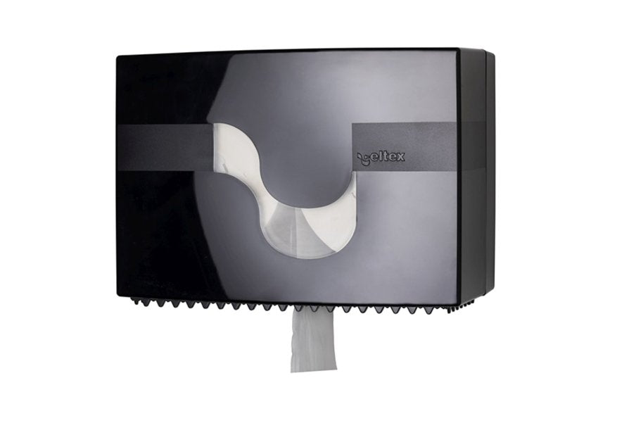 Celtex Bis System Toilettenpapierspender Kunststoff, weiß, H 20,0 x B 28,0 x T 15,0 cm – 1 Stück