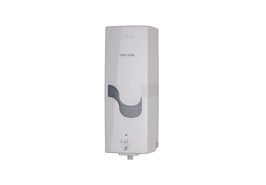 Celtex E-Control System Toilettensitzreiniger-Spender Kunststoff, weiß, H 30,5 x B 10,5 x T 10,5 cm – 1 Stück