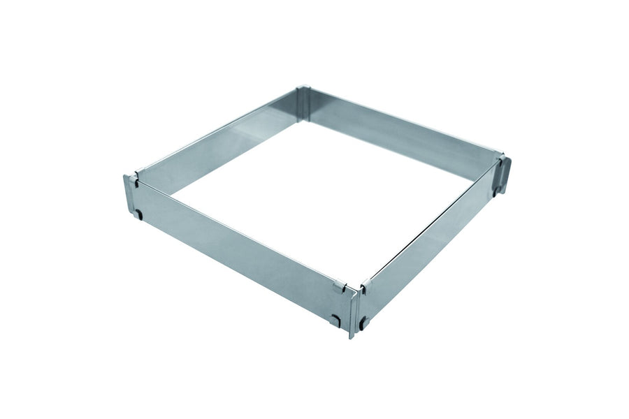 Schneider adjustable baking frame 300 x 300 x 50 mm, stainless steel, max. 570 x 560 x