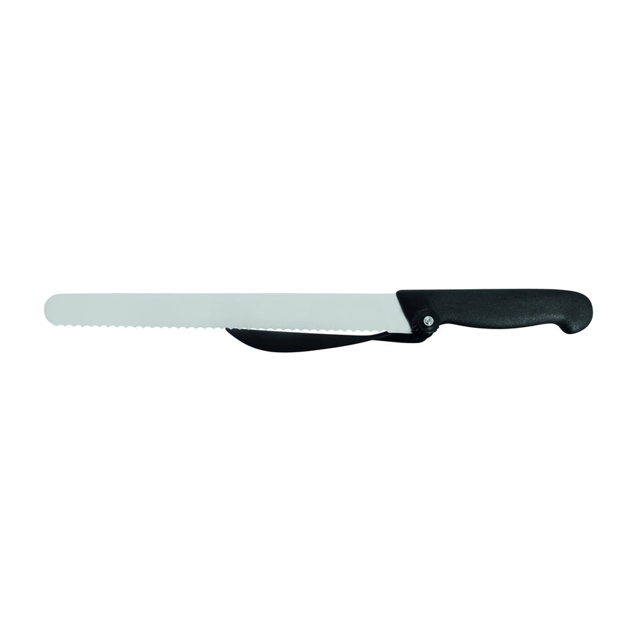Schneider Brot- und Aufschnittmesser mit Abstandshalter, Welle, 25 cm