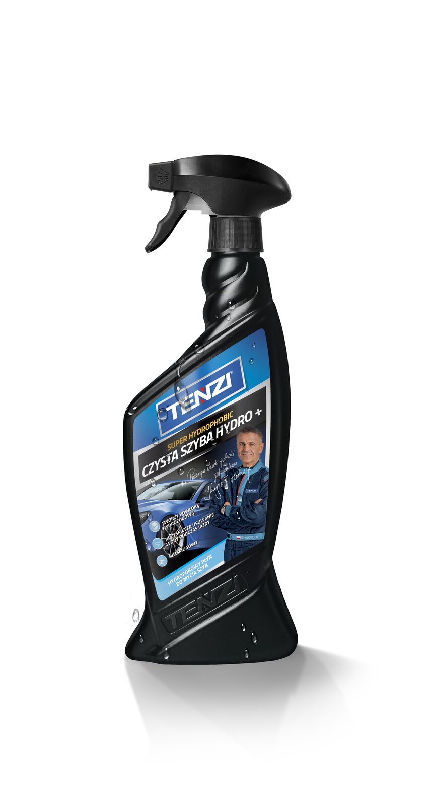 Tenzi Czysta Szyba Hydro+ Glasreiniger mit Abperleffekt 0,6 L – Sprühflasche