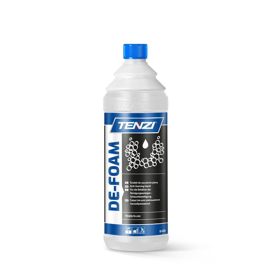 Tenzi De-Foam Entschäumer 1 L – Flasche mit Schraubverschluss