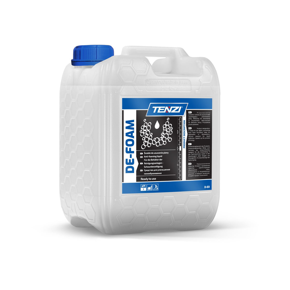 Tenzi De-Foam Entschäumer 10 L – Kanister