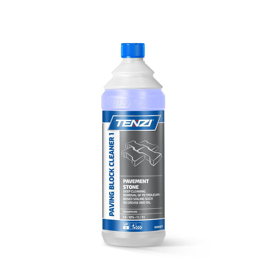 Tenzi Pflastersteinreiniger 1 Intensivreiniger Konzentrat 1 L – Flasche mit Schraubverschluss