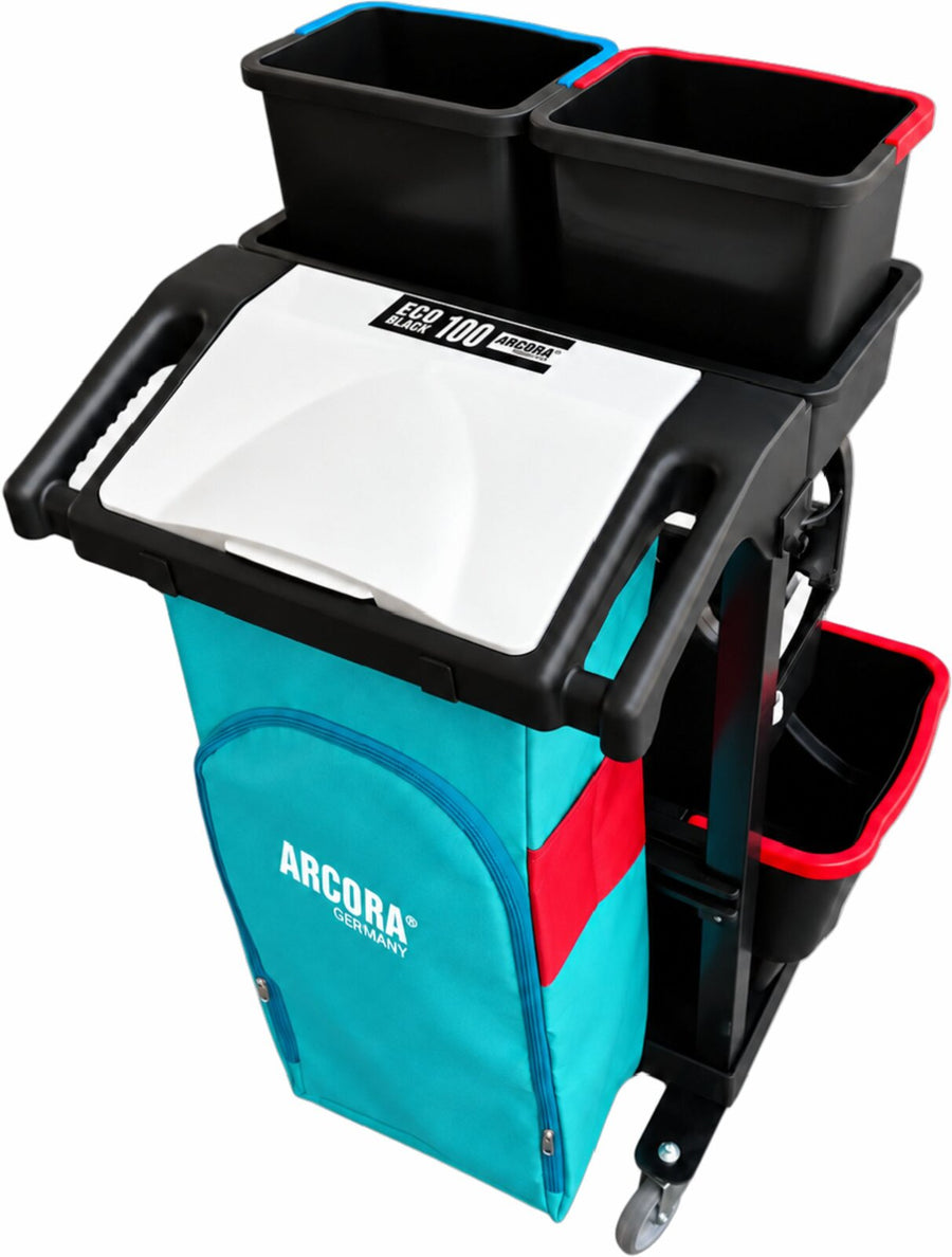 ARCORA ECOBLACK 100 Reinigungswagen Servicewagen 750 x 680 x 1140 mm