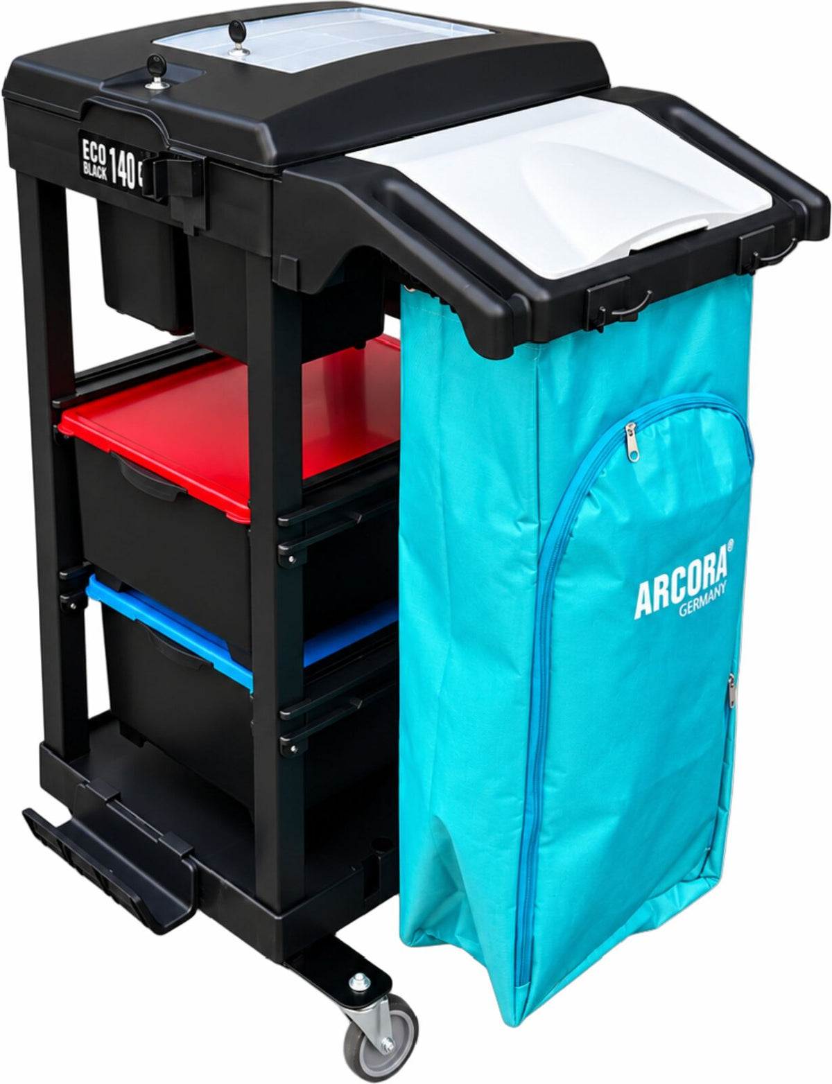 ARCORA ECOBLACK 140 Reinigungswagen Servicewagen 740 x 600 x 1100 mm