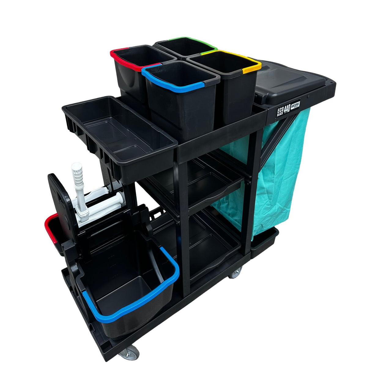 ARCORA ECOBLACK 440 Почистваща количка Сервизна количка 1410 x 680 x 1220 мм