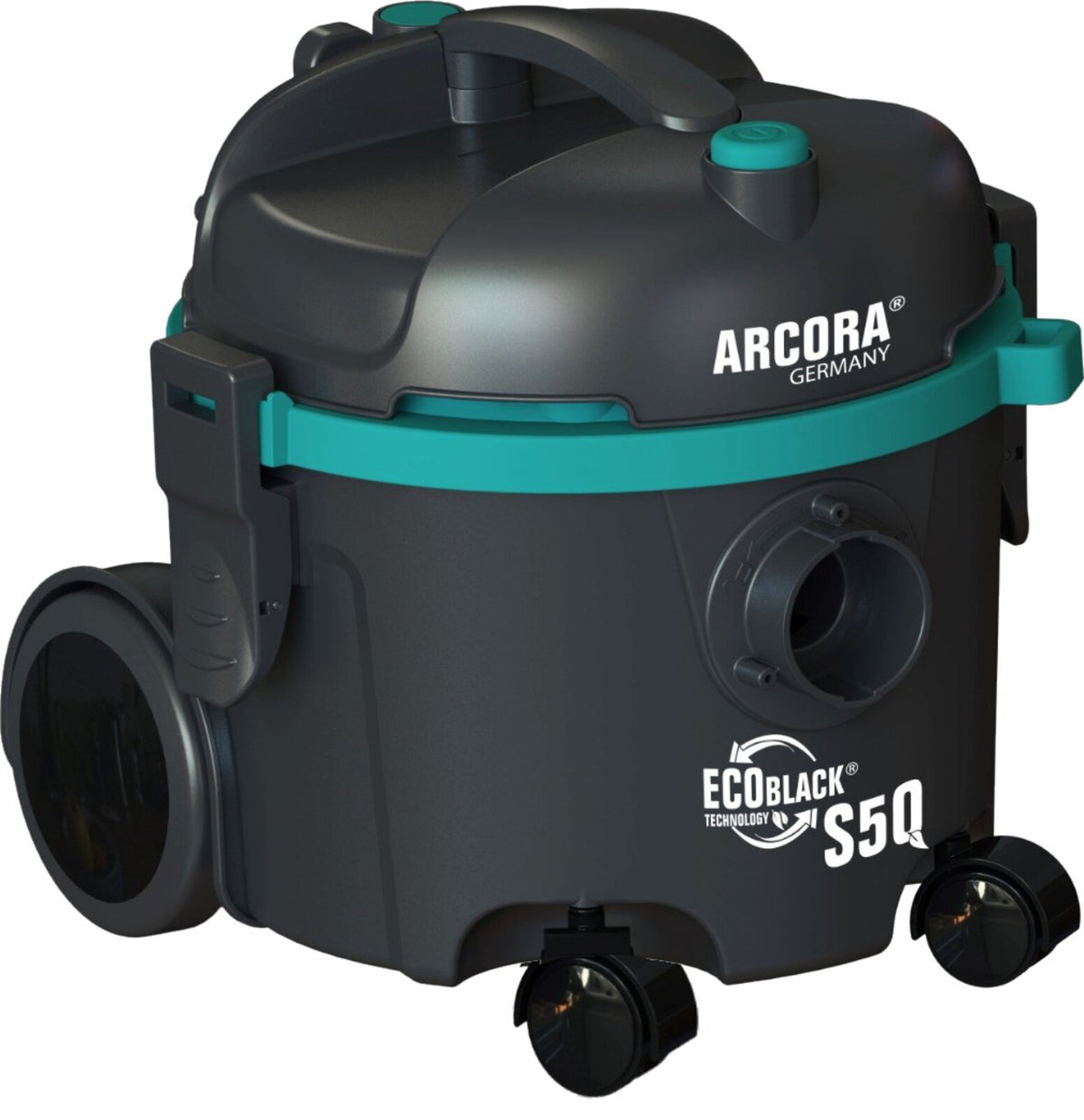 Прахосмукачка ARCORA Ecoblack S5Q от рециклирана пластмаса – пълен комплект