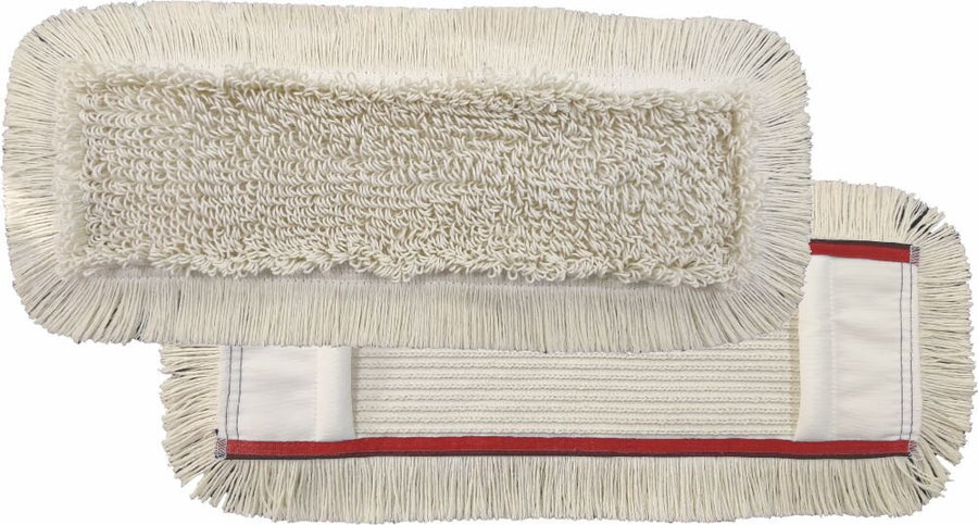 ARCORA First Mopp Moppbezug mit Einfassband, Rot, 50 cm, 50 Stück