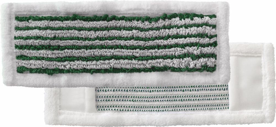 ARCORA Hospital Hygiene Plus Mopp Moppbezug mit Microfaser-Außenrand, Grün, 40 cm, 75 Stück