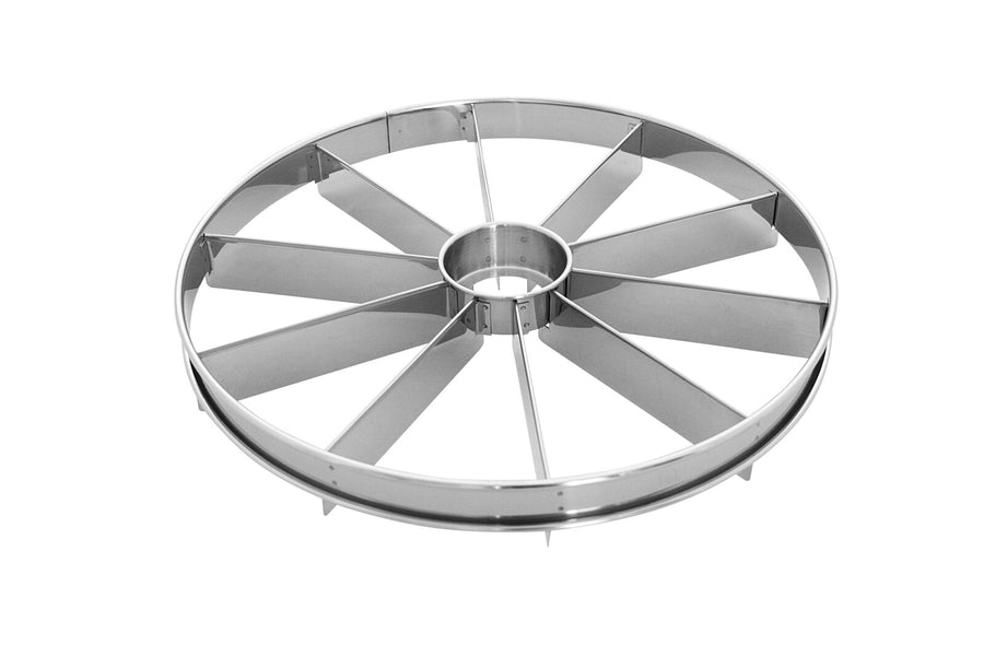 Schneider Torteneinteiler 10-teilig, Edelstahl, Ø 330 mm x 45 mm