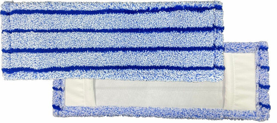 ARCORA Runner Blue 2.0 DB-FC Microfaser-Moppbezug mit Farbcodierung und Deckblatt, Blau, 40 cm, 75 Stück