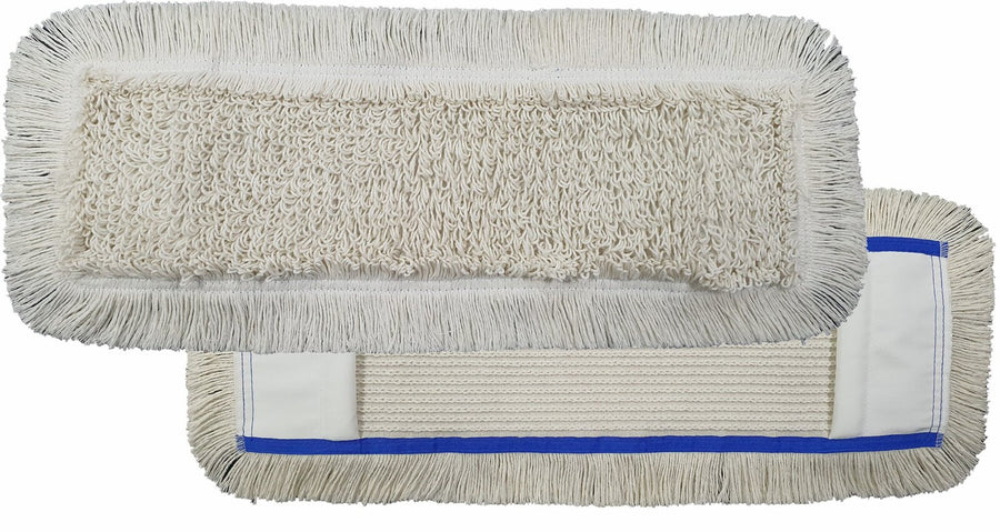 ARCORA Universal BW-Moppbezug Baumwolle, Einfassband Blau, 40 cm, 90 Stück