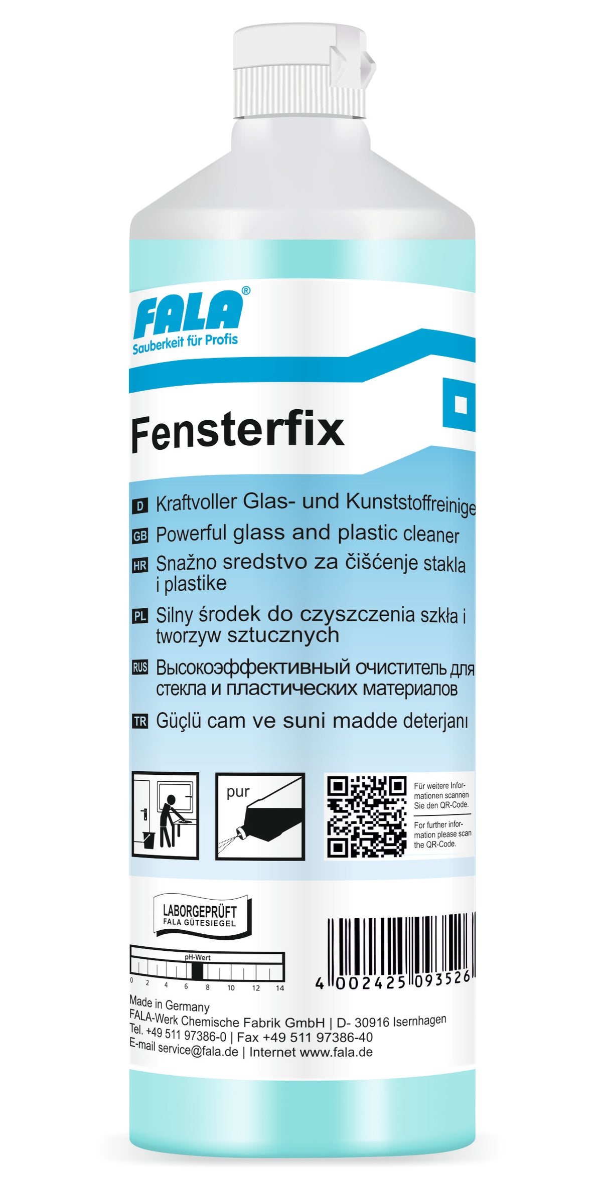 FALA Fensterfix препарат за почистване на стъкла 500 мл – бутилка