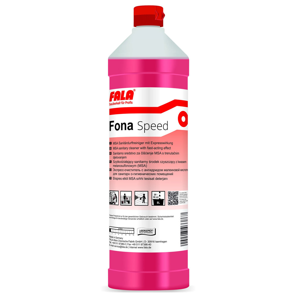 FALA Fona Speed Sanitärreiniger Duftreiniger 1 L – Flasche