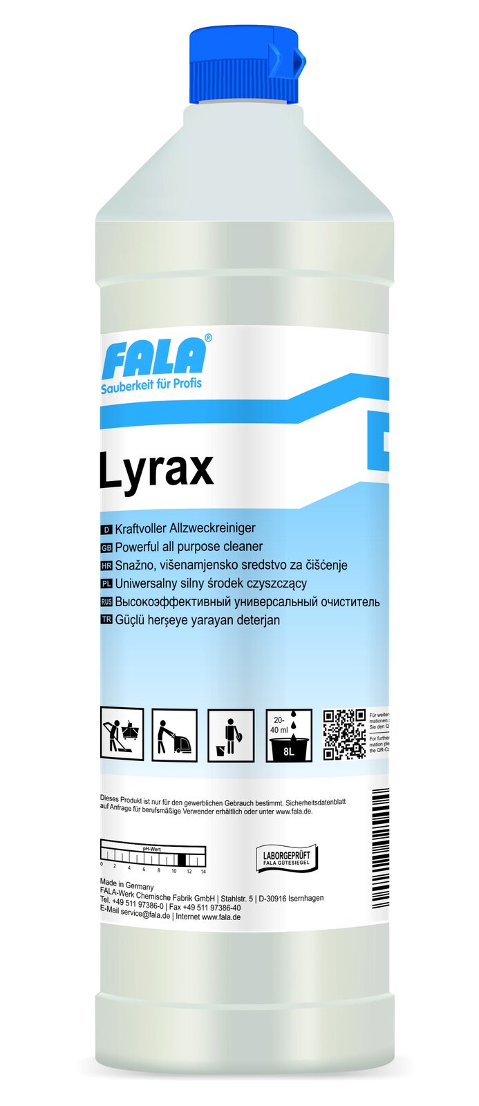 FALA Lyrax Allzweckreiniger Konzentrat 1 L – Flasche