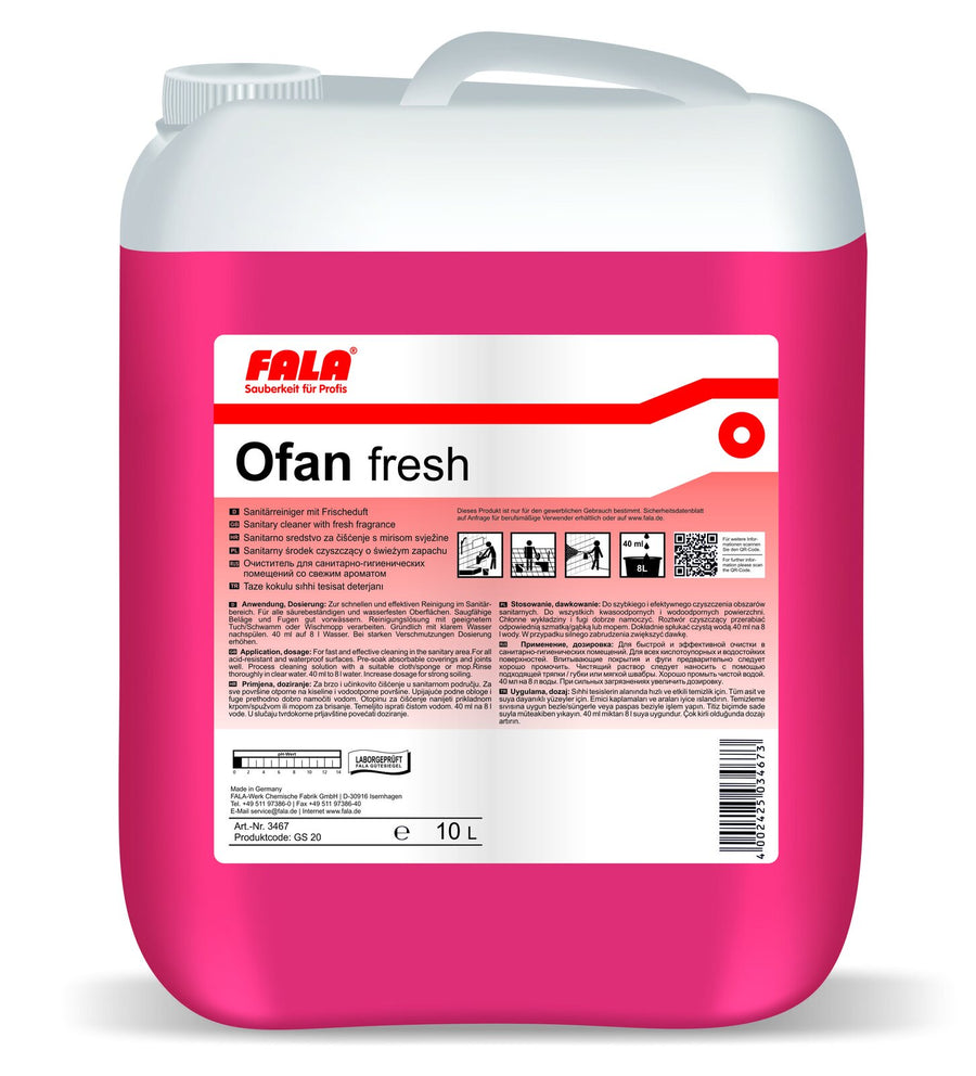 FALA Ofan Fresh Hijyenik Yüzey Temizleyici 10L