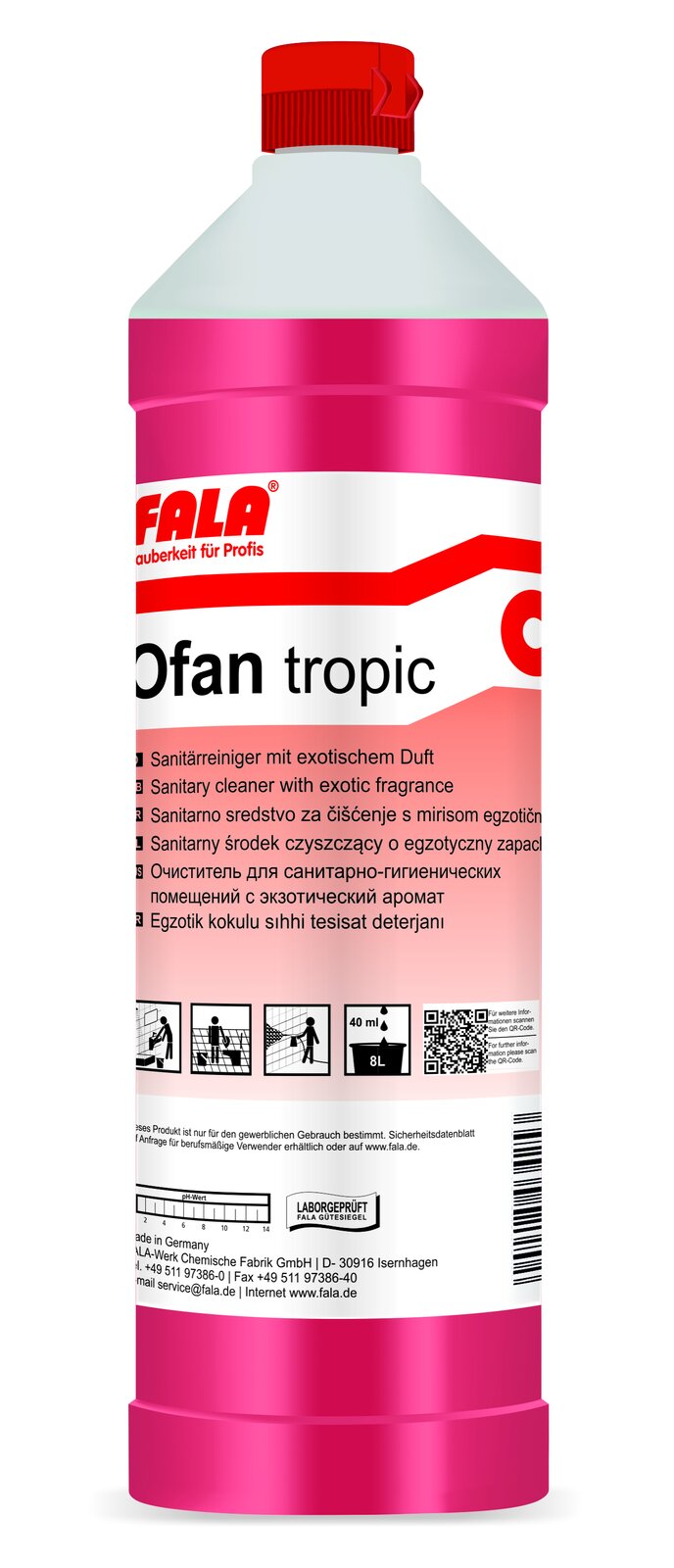 FALA Ofan Tropic Sıhhi Tesisat Temizleyici 1L